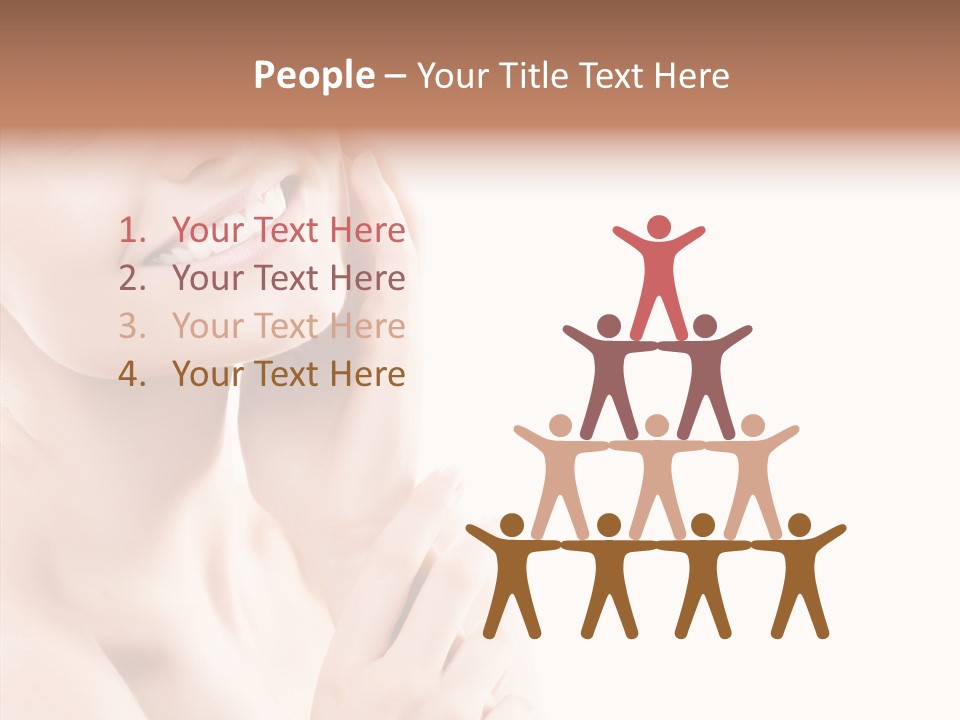 Chair Teamwork Company PowerPoint Template