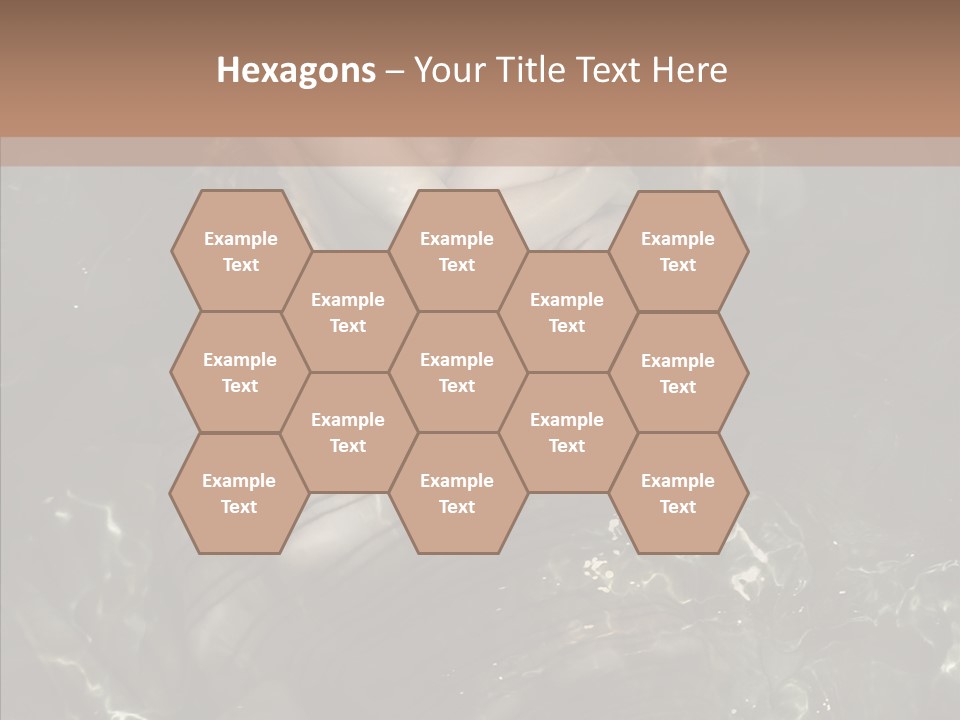 Feminine Silence Mermaid PowerPoint Template