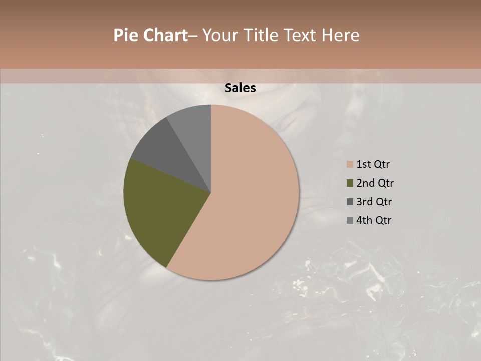 Feminine Silence Mermaid PowerPoint Template