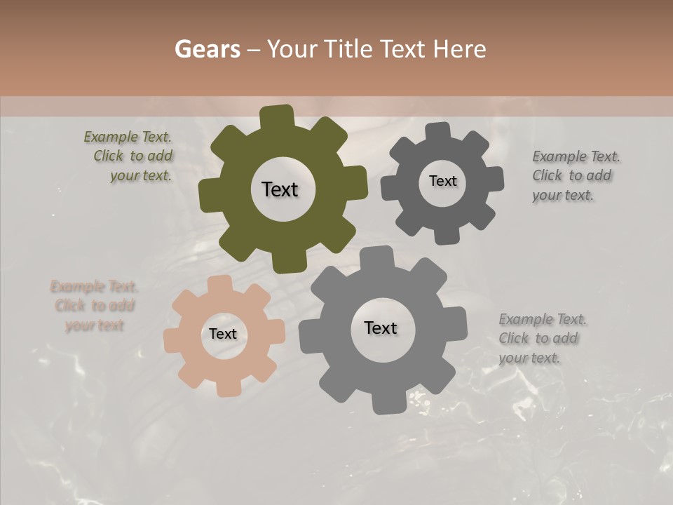 Feminine Silence Mermaid PowerPoint Template