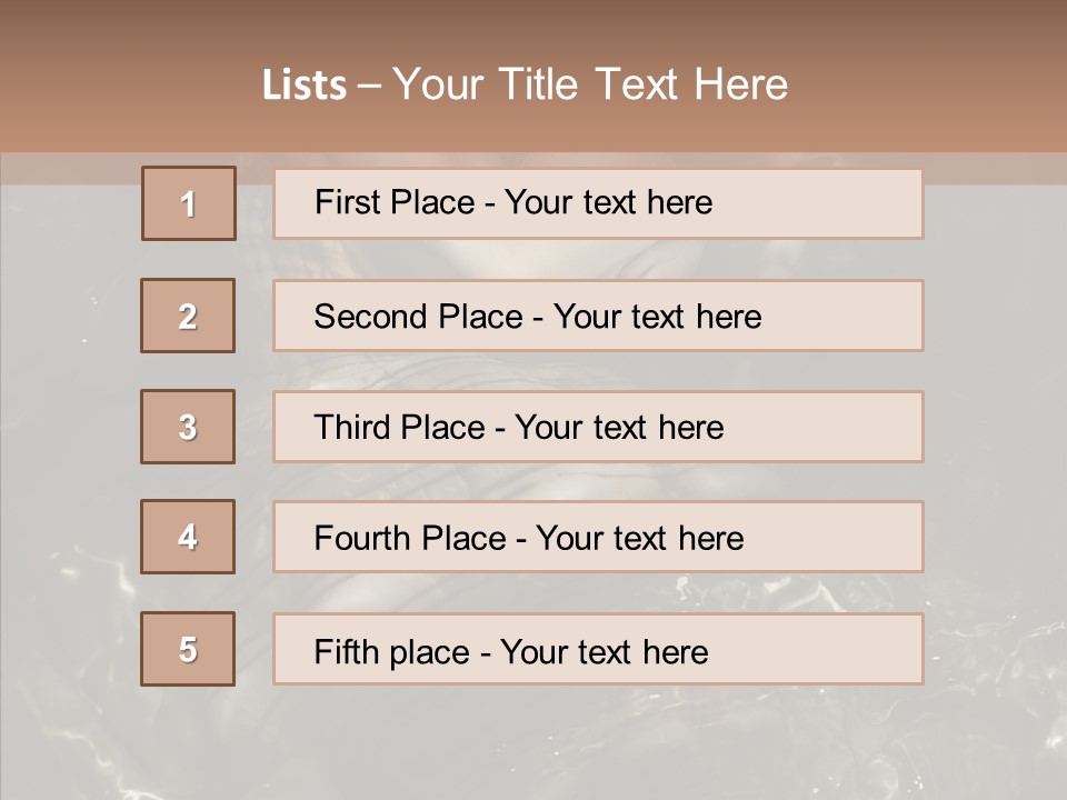 Feminine Silence Mermaid PowerPoint Template