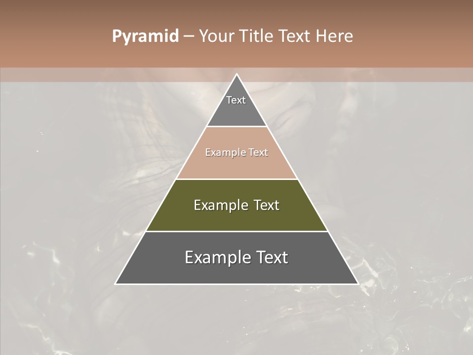 Feminine Silence Mermaid PowerPoint Template