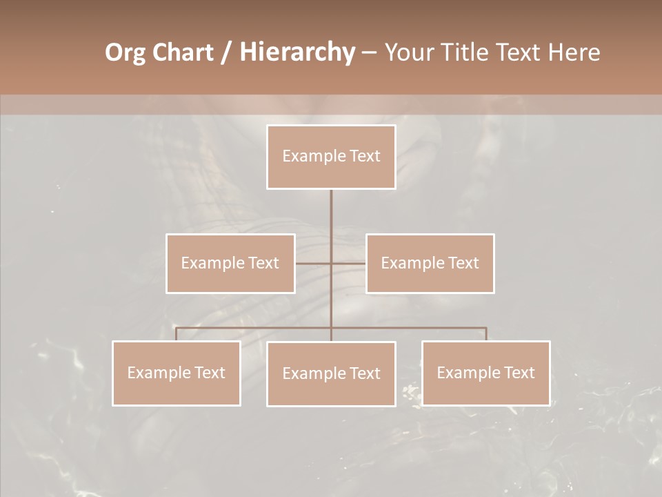 Feminine Silence Mermaid PowerPoint Template