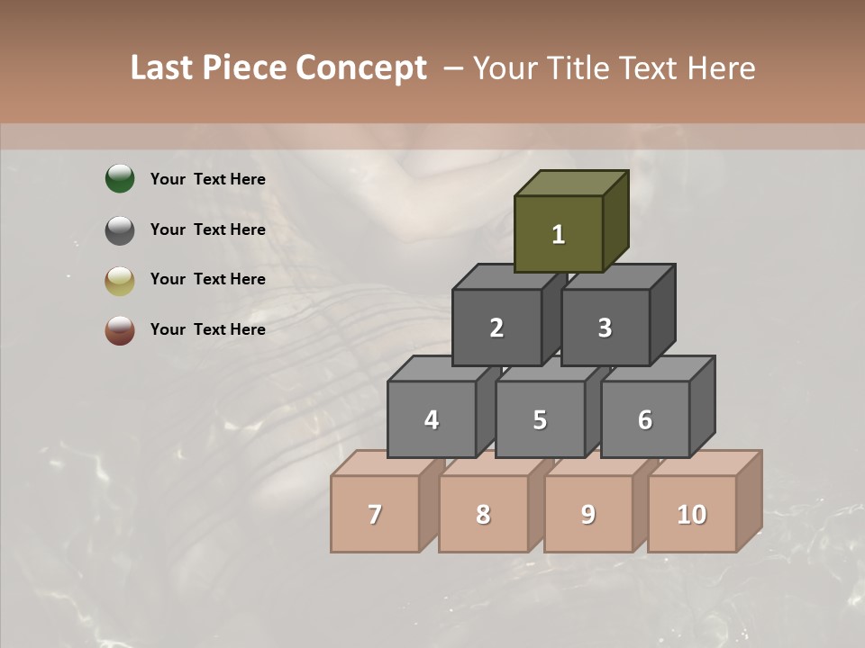 Feminine Silence Mermaid PowerPoint Template