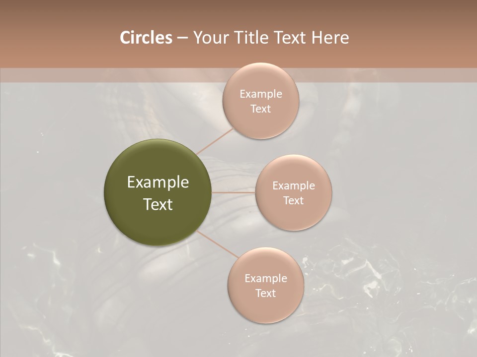 Feminine Silence Mermaid PowerPoint Template