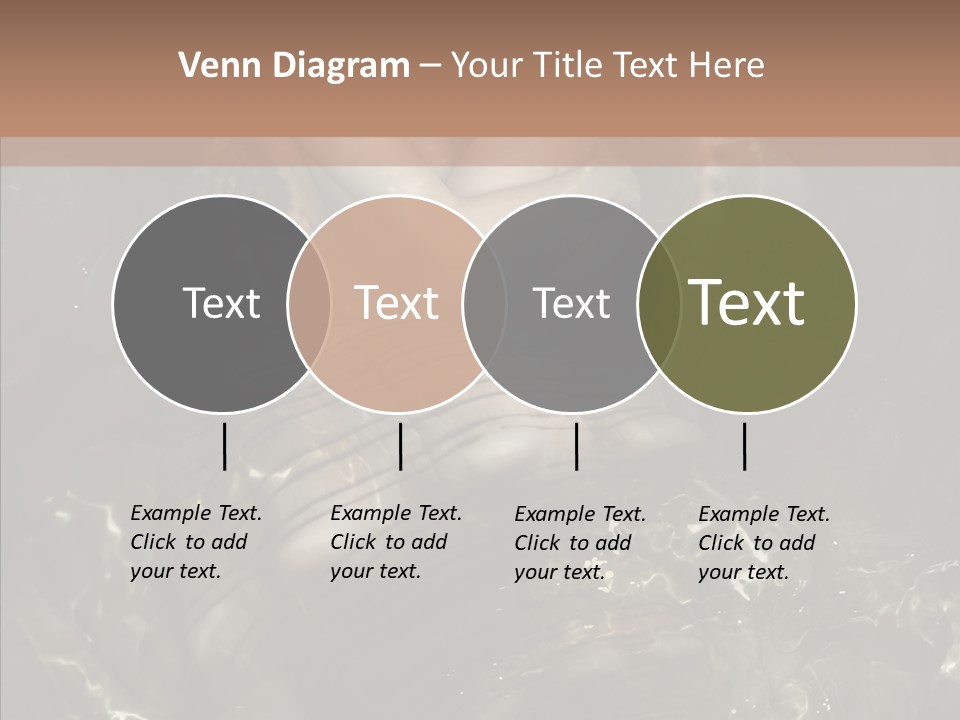 Feminine Silence Mermaid PowerPoint Template