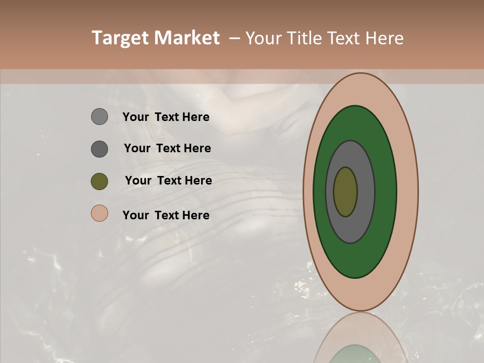 Feminine Silence Mermaid PowerPoint Template