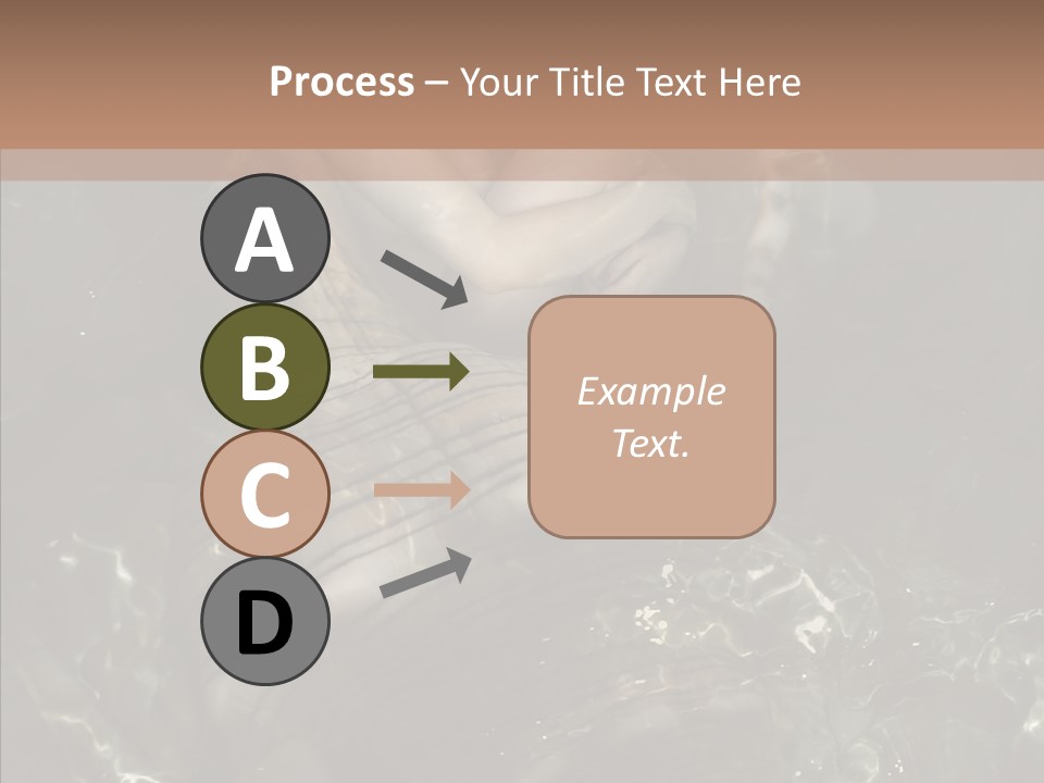 Feminine Silence Mermaid PowerPoint Template