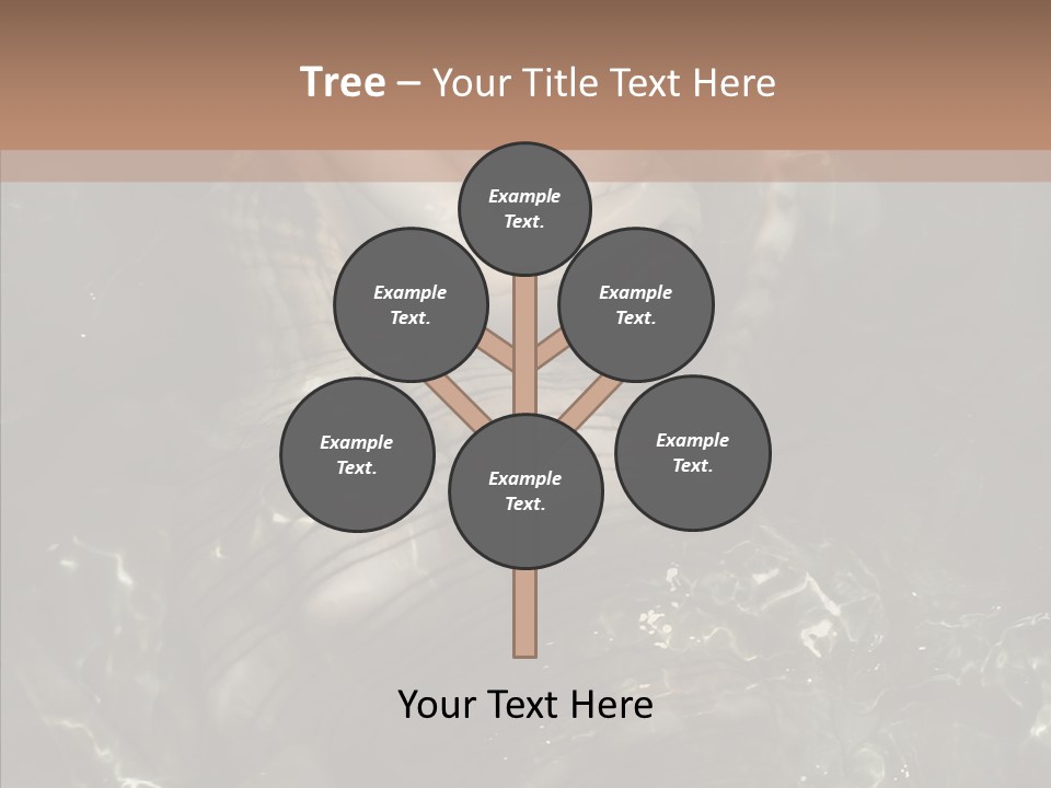 Feminine Silence Mermaid PowerPoint Template