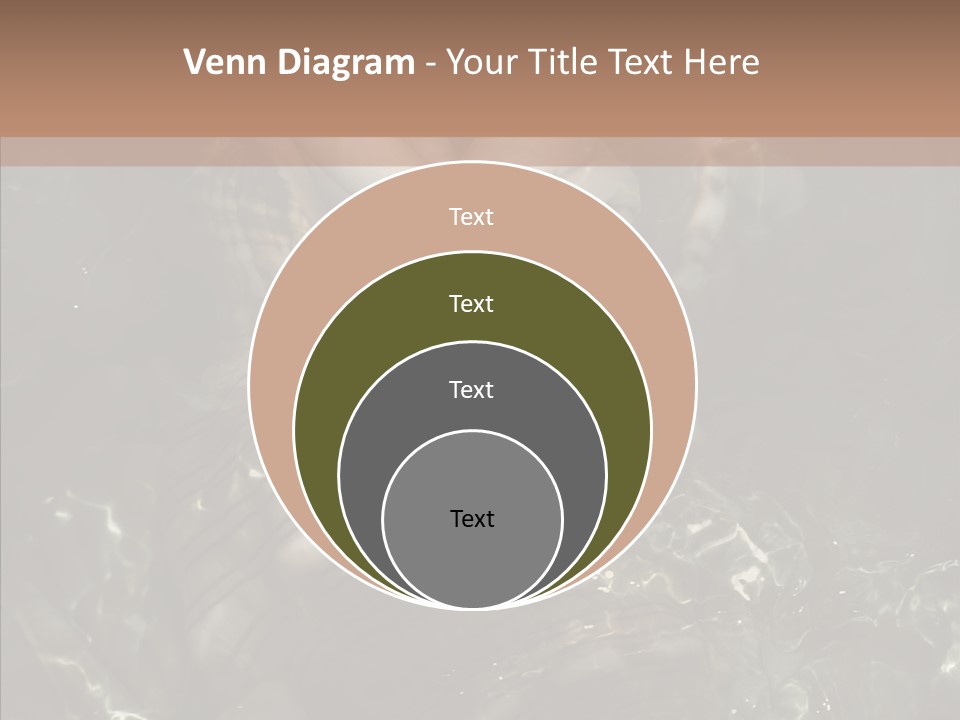 Feminine Silence Mermaid PowerPoint Template