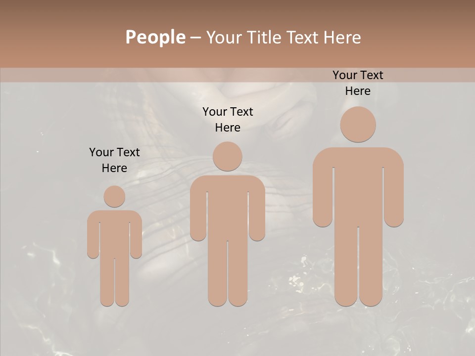 Feminine Silence Mermaid PowerPoint Template