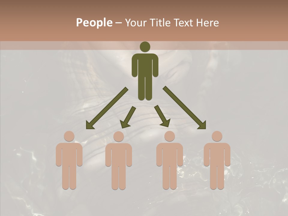 Feminine Silence Mermaid PowerPoint Template