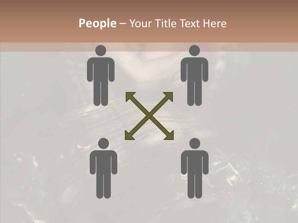 Feminine Silence Mermaid PowerPoint Template