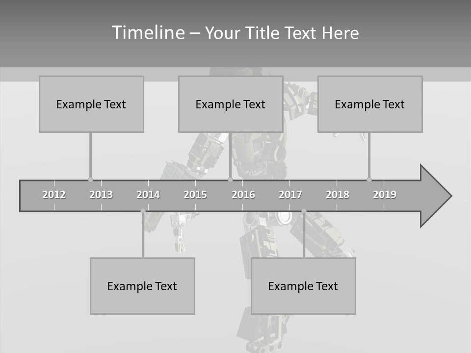 Alive Toon Toon Bot PowerPoint Template