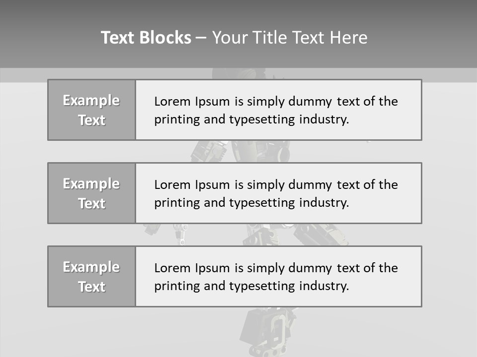 Alive Toon Toon Bot PowerPoint Template