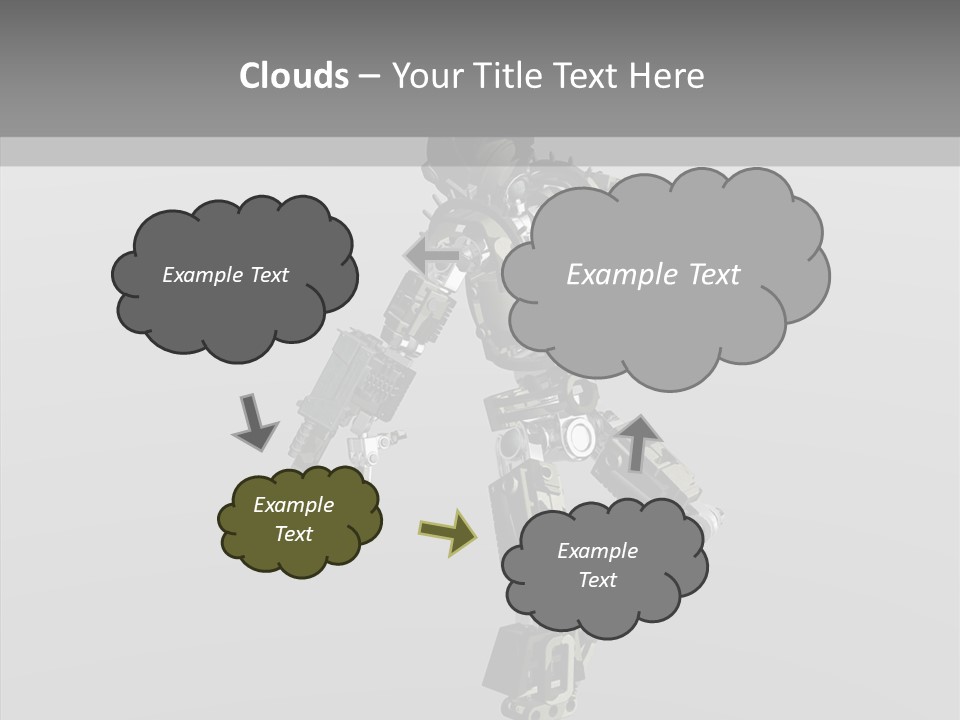 Alive Toon Toon Bot PowerPoint Template