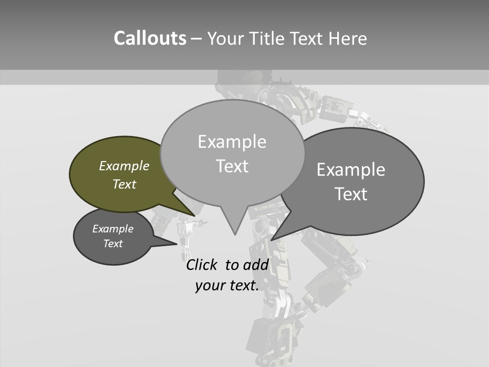 Alive Toon Toon Bot PowerPoint Template