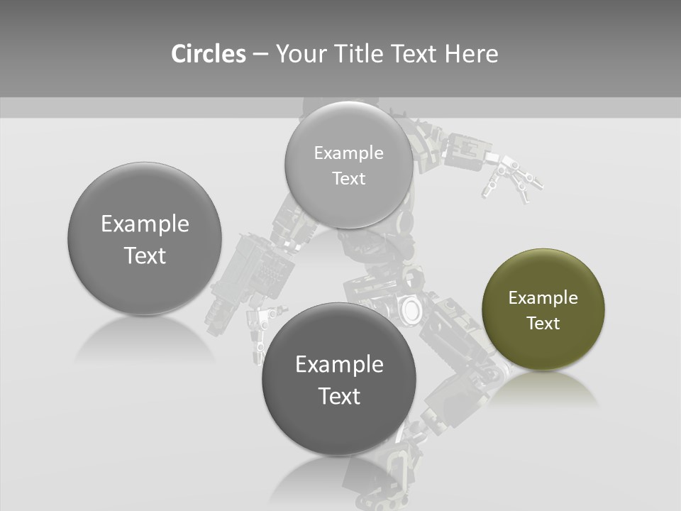 Alive Toon Toon Bot PowerPoint Template