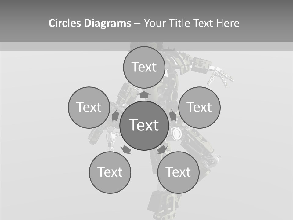 Alive Toon Toon Bot PowerPoint Template