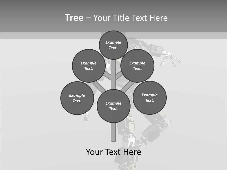 Alive Toon Toon Bot PowerPoint Template