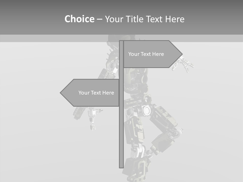 Alive Toon Toon Bot PowerPoint Template