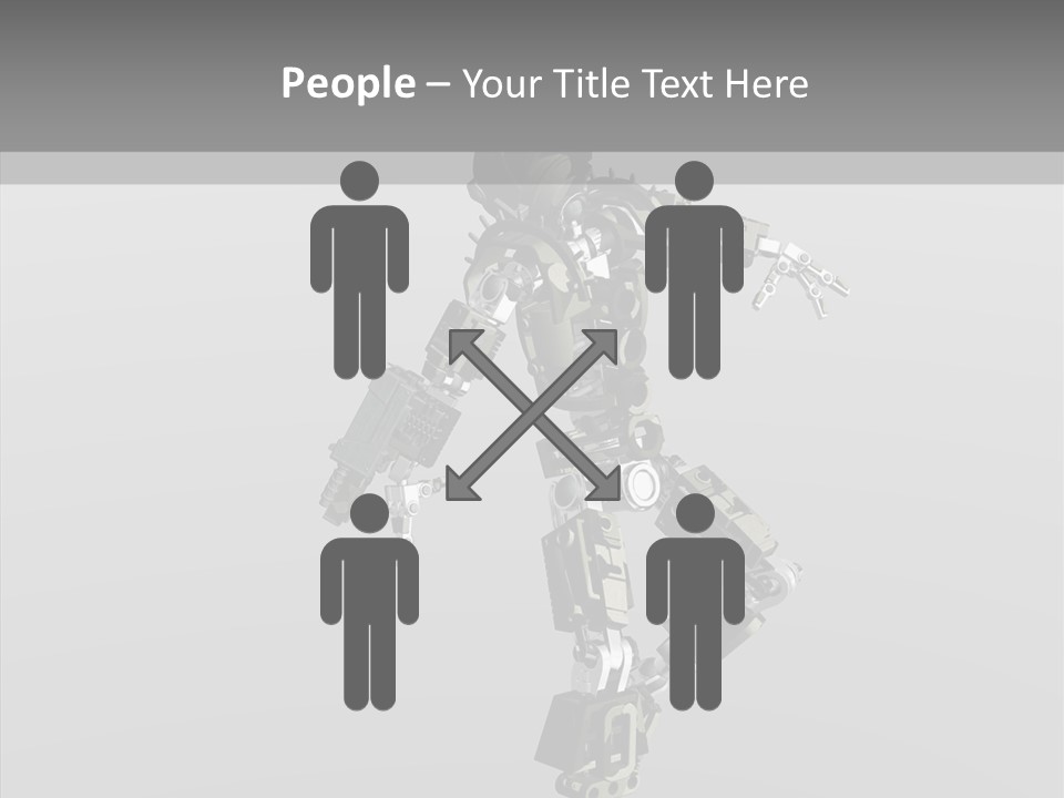 Alive Toon Toon Bot PowerPoint Template