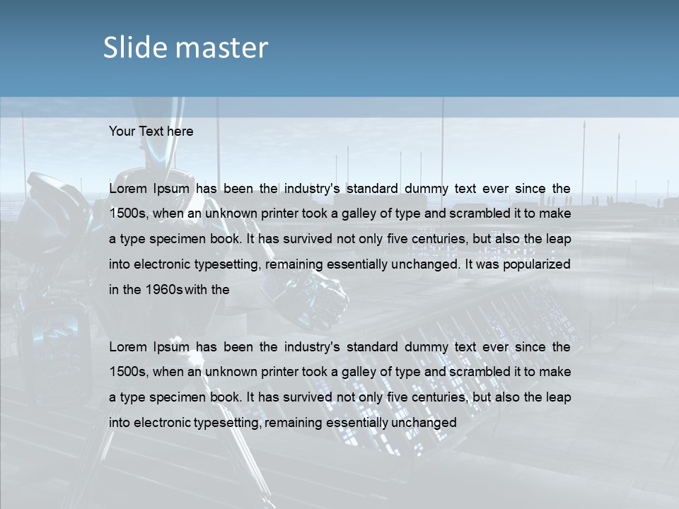 Digital Industrial Render PowerPoint Template