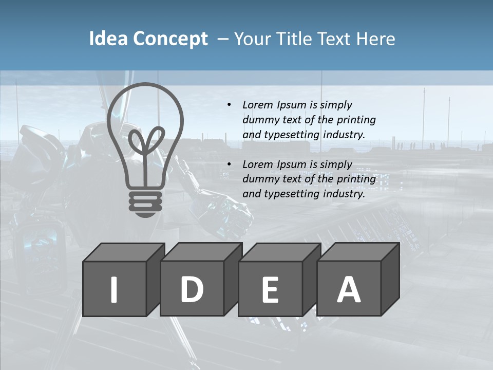 Digital Industrial Render PowerPoint Template