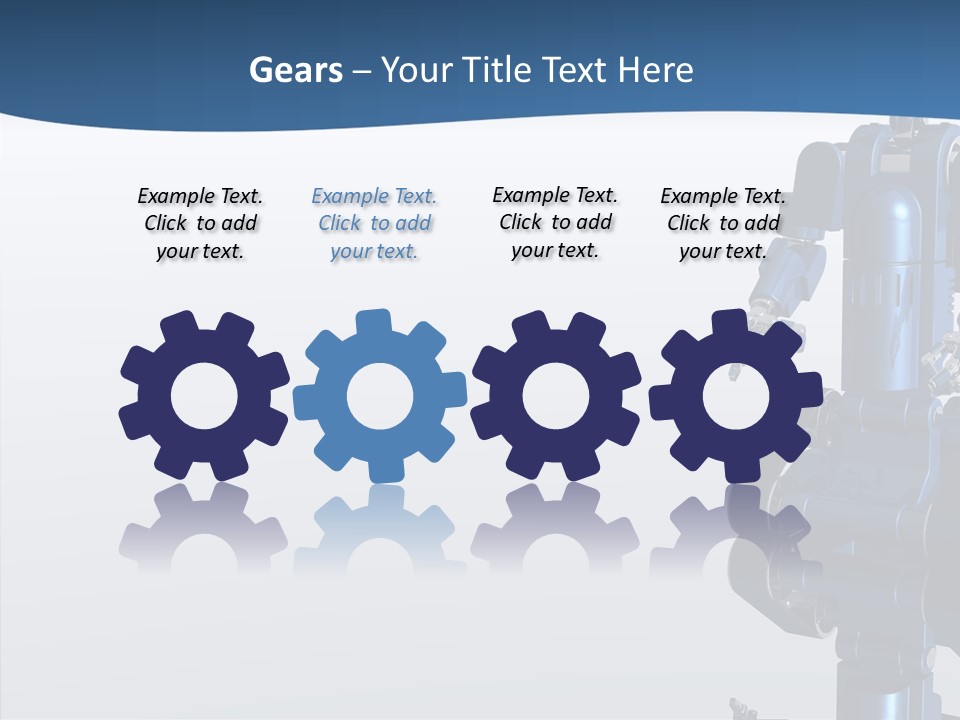 Machine Wallpaper Render PowerPoint Template