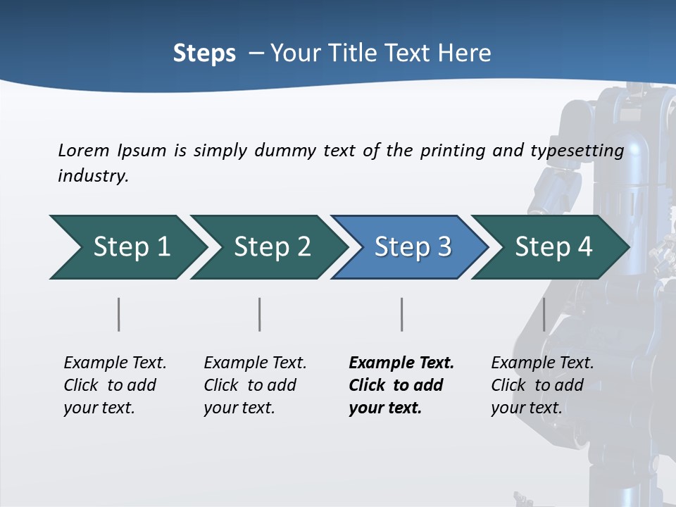 Machine Wallpaper Render PowerPoint Template