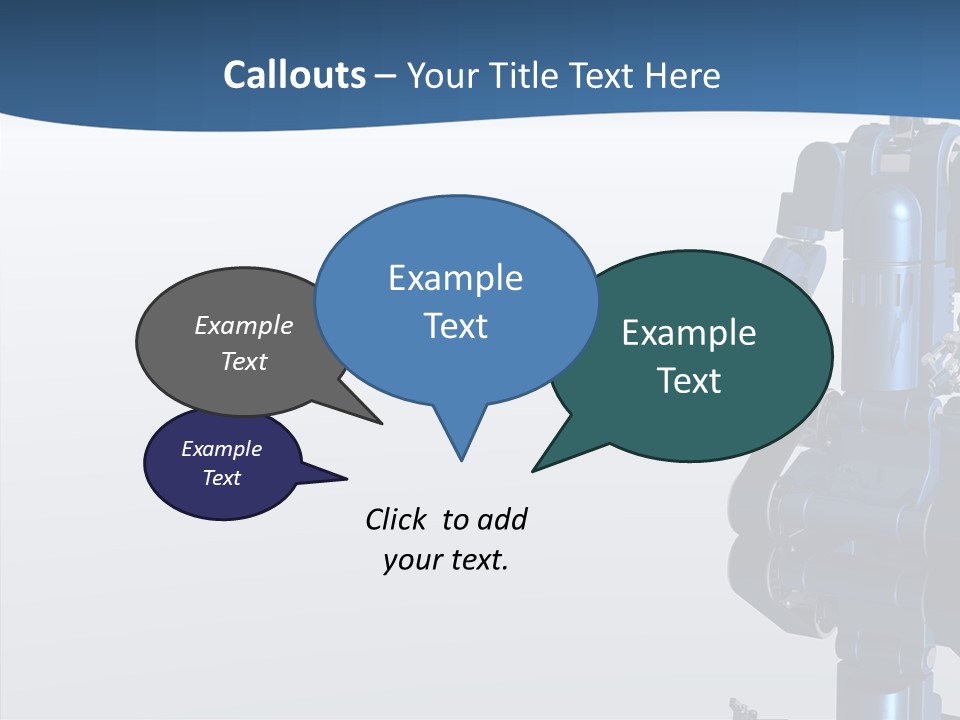 Machine Wallpaper Render PowerPoint Template