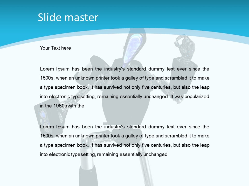 Iron Graphic Android PowerPoint Template