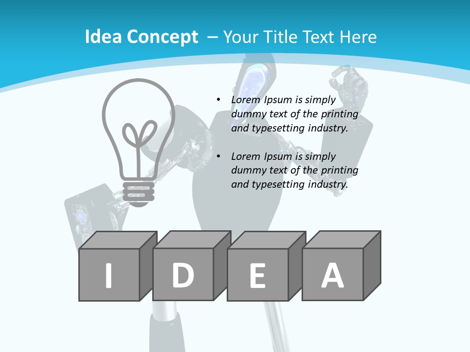 Iron Graphic Android PowerPoint Template