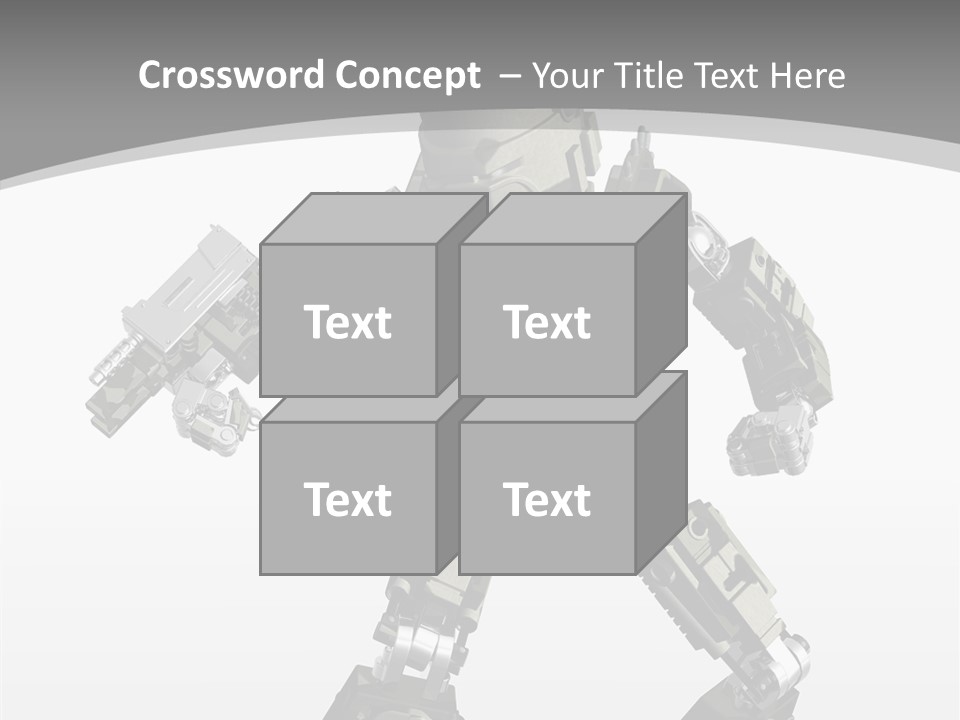 Character D Character Digital PowerPoint Template