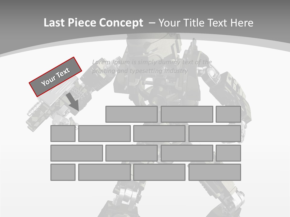 Character D Character Digital PowerPoint Template