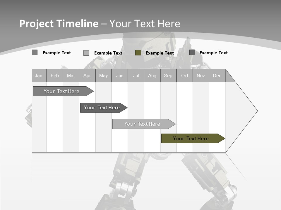 Character D Character Digital PowerPoint Template