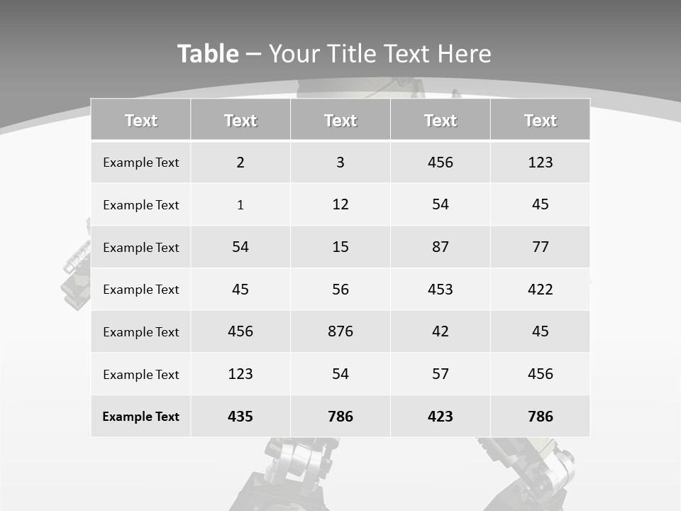 Character D Character Digital PowerPoint Template