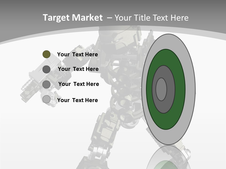Character D Character Digital PowerPoint Template