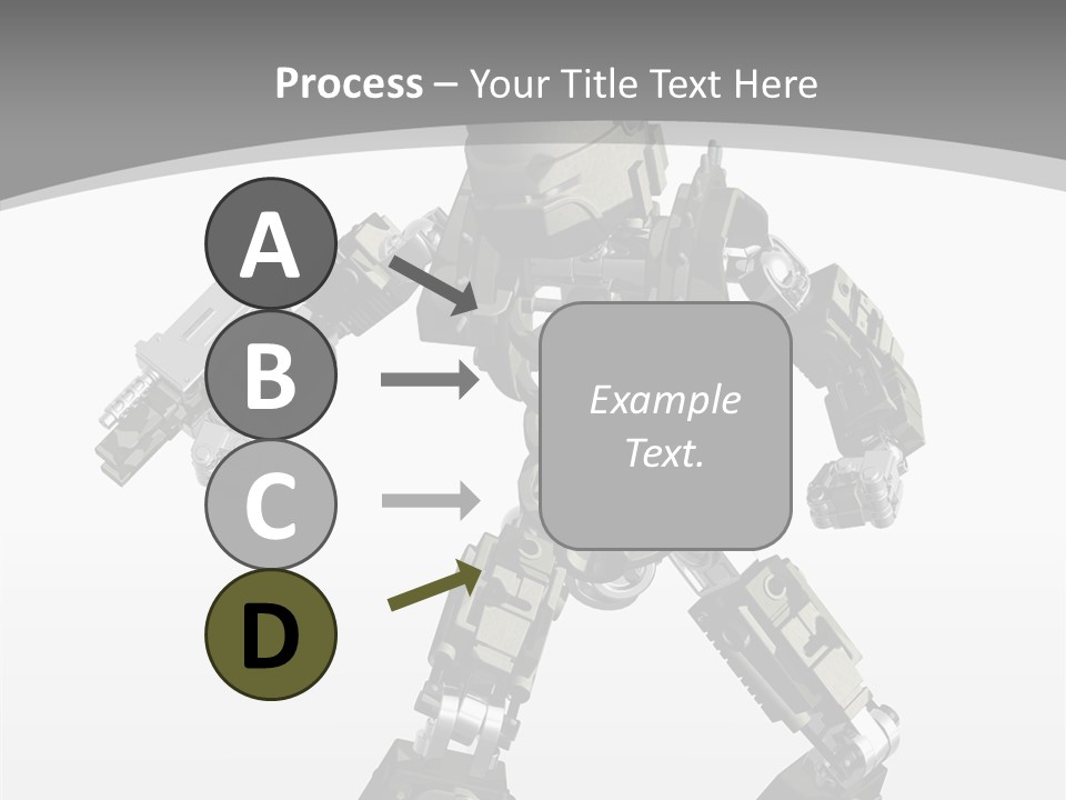 Character D Character Digital PowerPoint Template