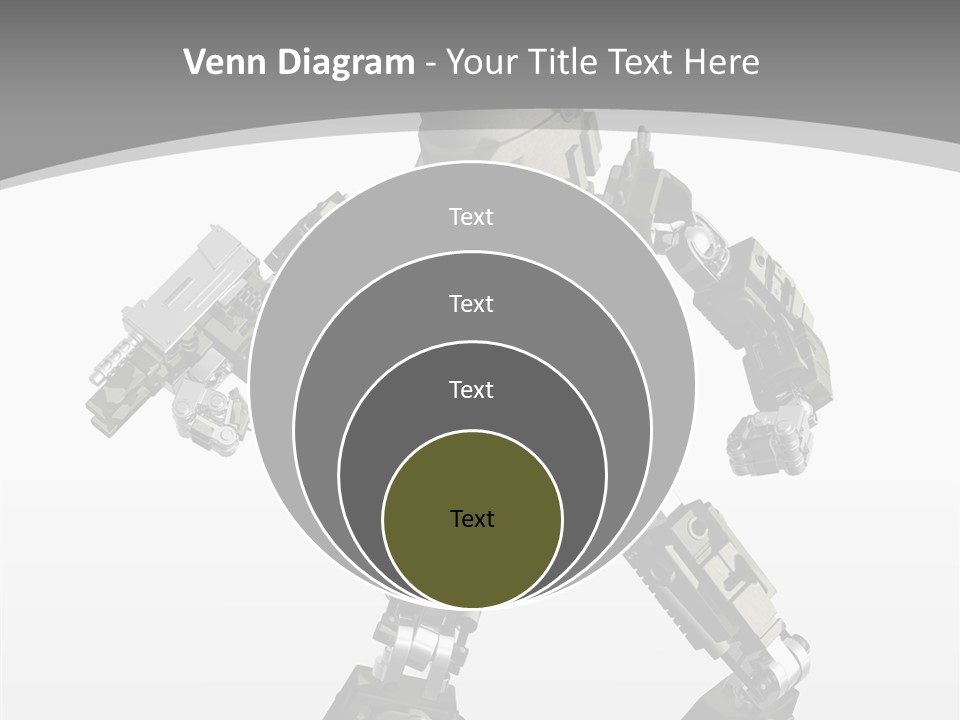Character D Character Digital PowerPoint Template