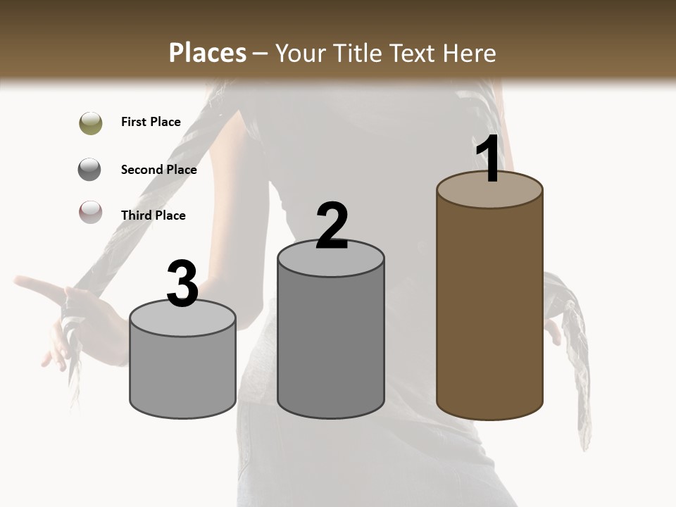 Hands White Isolated PowerPoint Template
