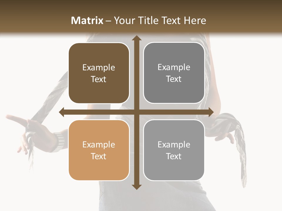 Hands White Isolated PowerPoint Template