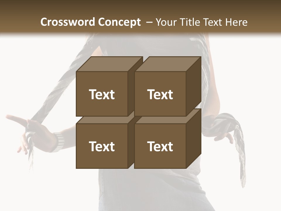 Hands White Isolated PowerPoint Template