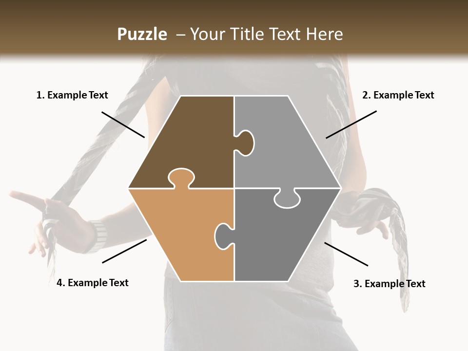 Hands White Isolated PowerPoint Template