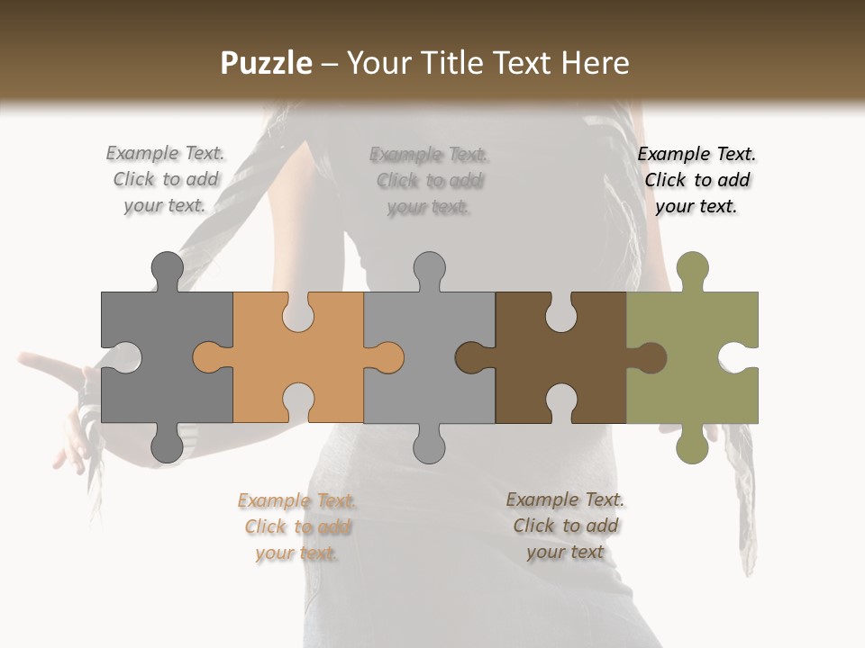 Hands White Isolated PowerPoint Template