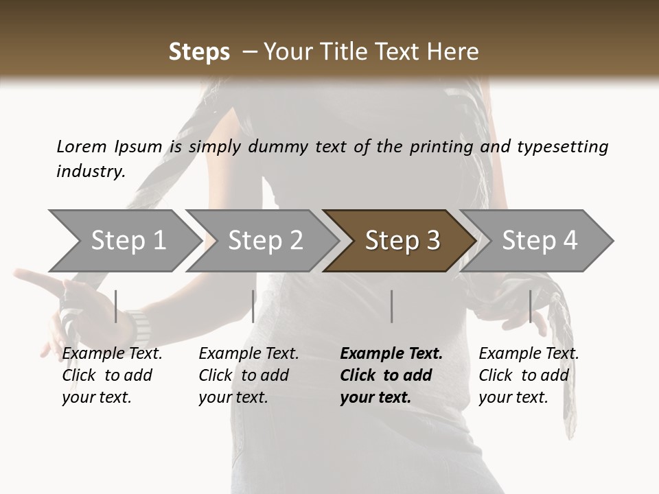 Hands White Isolated PowerPoint Template