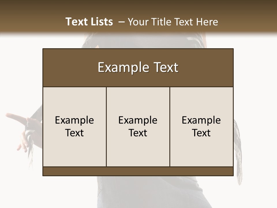 Hands White Isolated PowerPoint Template