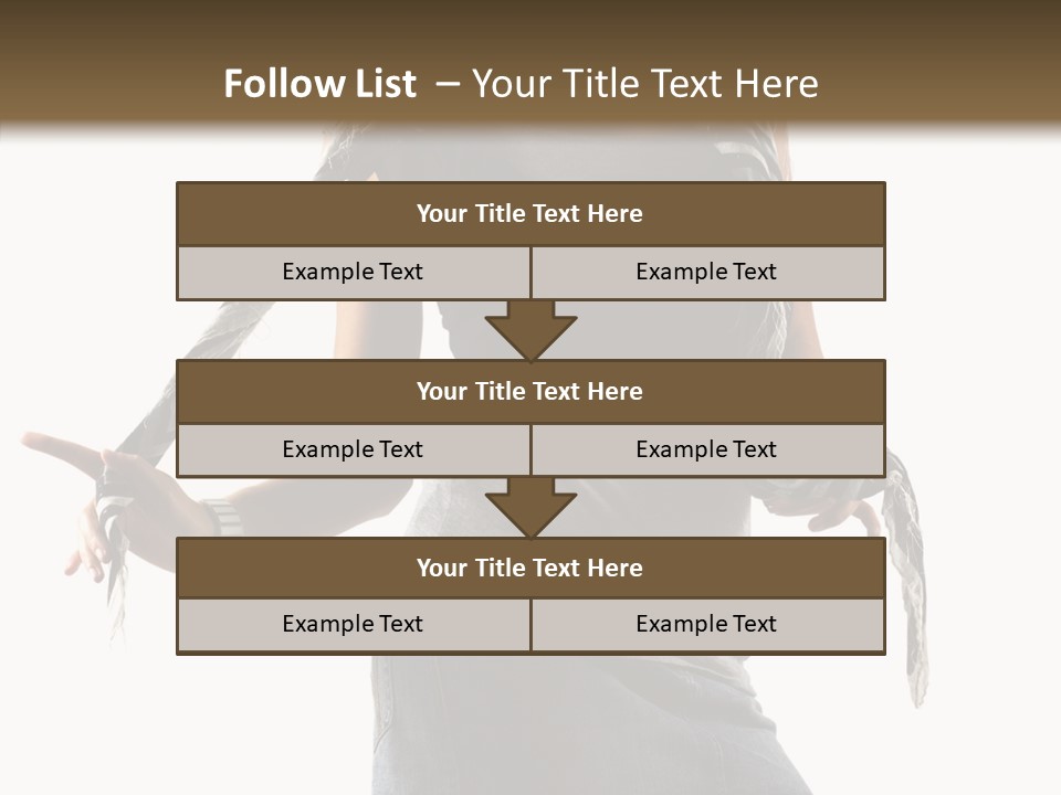 Hands White Isolated PowerPoint Template