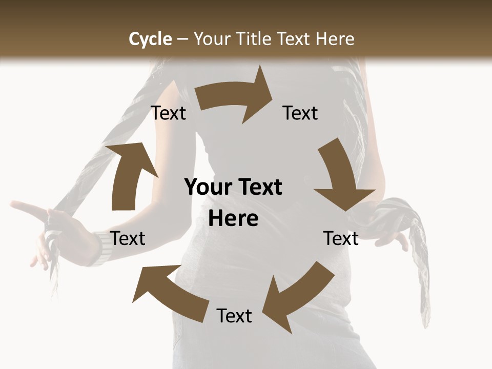 Hands White Isolated PowerPoint Template