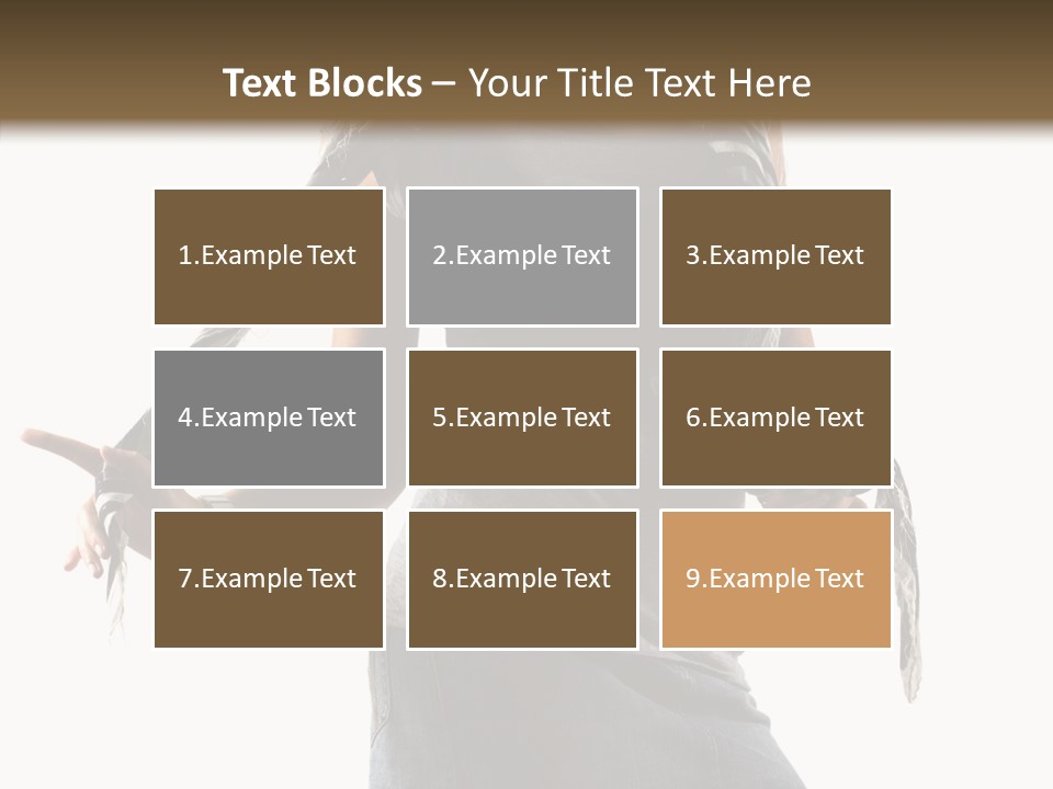 Hands White Isolated PowerPoint Template